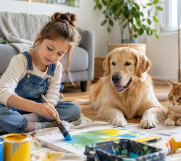 Is Spray Painting Safe for Kids and Pets
